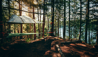 Hanging tent and outdoor activities by CarpeDiem aventures