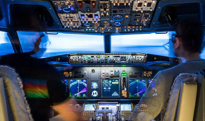 Forfait Aventure: Pilote d'un jour sur simulateur de vol à Québec par AéroSim Expérience - Québec