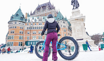 Guided tour of Old Quebec by fatbike by Tuque et bicycle expériences